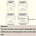 Morandi Color Bed Cover Set – 3 Pieces, Geometric Pattern, 100% Polyester Fiber, Available in Multiple Sizes