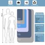 Quick Drying Microfiber Travel Towel with Mesh Bag for Outdoor Activities