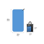 Quick Drying Microfiber Travel Towel with Mesh Bag for Outdoor Activities