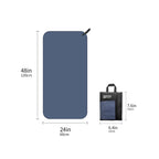 Quick Drying Microfiber Travel Towel with Mesh Bag for Outdoor Activities