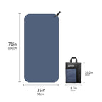 Quick Drying Microfiber Travel Towel with Mesh Bag for Outdoor Activities
