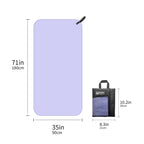 Quick Drying Microfiber Travel Towel with Mesh Bag for Outdoor Activities