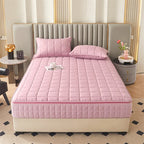 Quilted Mattress Protector with Zipper – Customizable Sizes, Durable Polyester and Cotton Blend, Easy to Clean