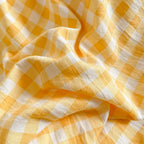 Skin-Friendly Plaid Duvet Cover – Double-Sided Design, Multiple Sizes for King and Queen Bedding