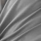 Washed Cotton Quilt Set, Breathable Skin-Friendly Bedding, Solid Color, Available in 180x220 and 200x230 Sizes